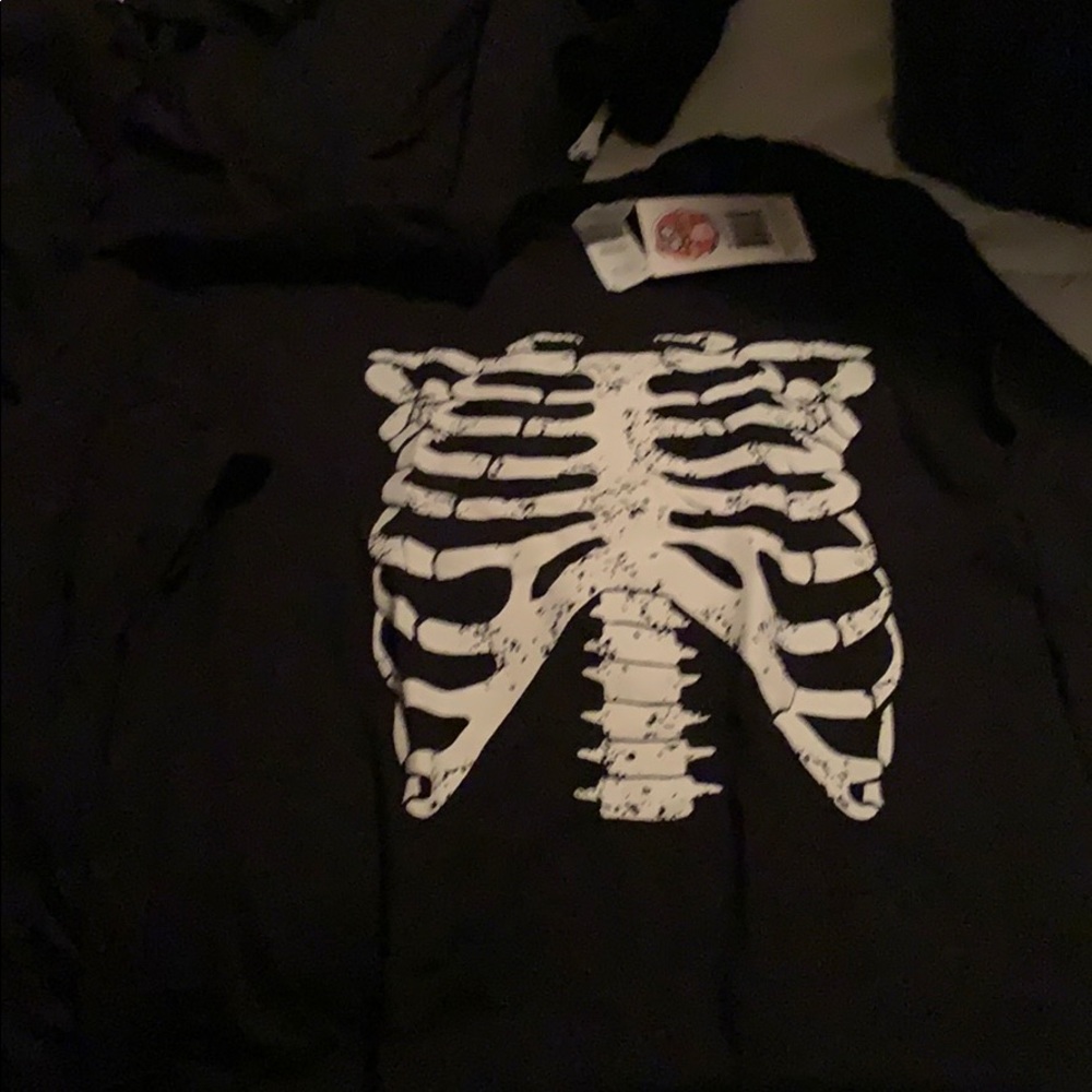 Long sleeve rib cage shirt